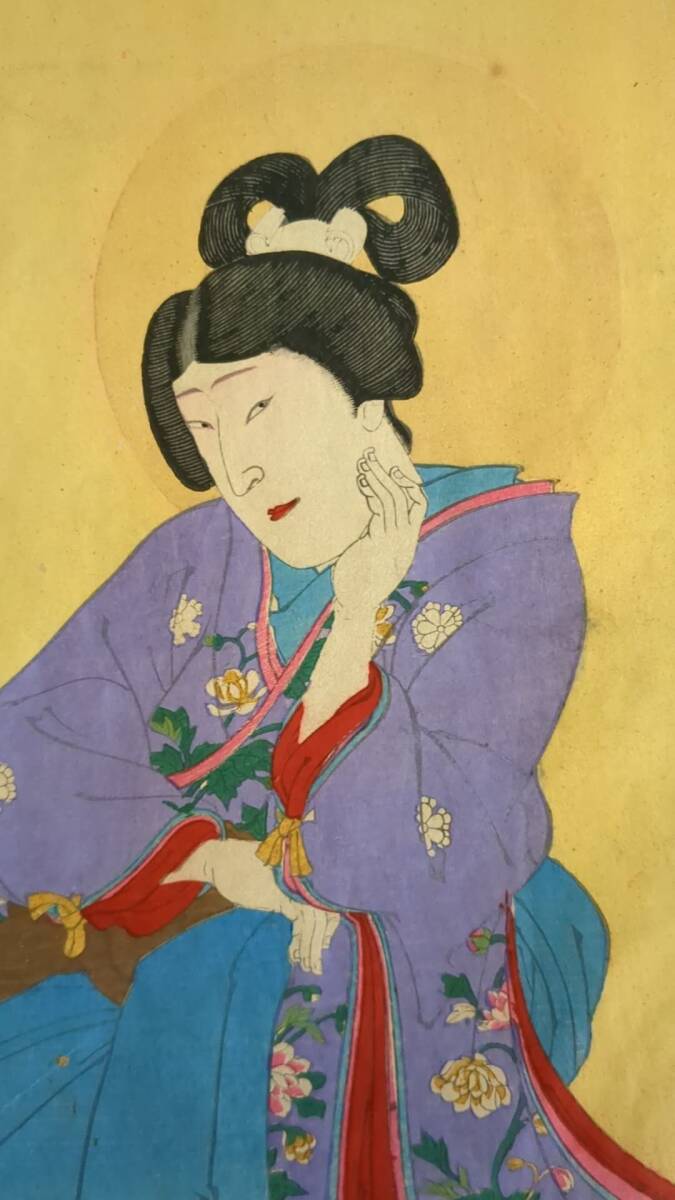 S091908浮世絵 真作 版画 豊原国周 千代見草狂言尽 八犬伝隅田高樓 木版画 錦絵 /【Buyee】 Buyee - Japanese ...