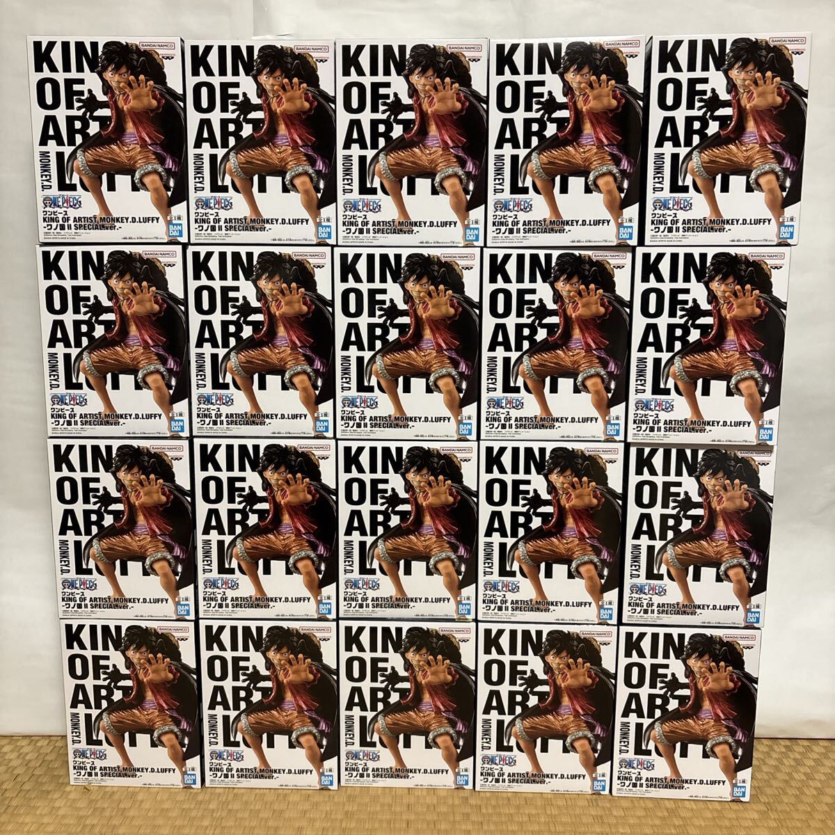 20個セット☆ワンピース KING OF ARTIST MONKEY. D.LUFFY 20個セット☆ワンピース KING OF ARTIST MONKEY. D.LUFFY