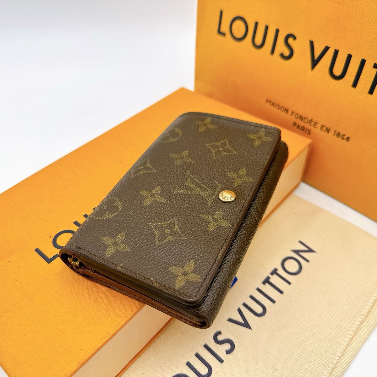 5475【美品】LOUIS VUITTON ルイヴィトン モノグラム ポルトモネ 5475【美品】LOUIS VUITTON ルイヴィトン モノグラム ポルトモネ