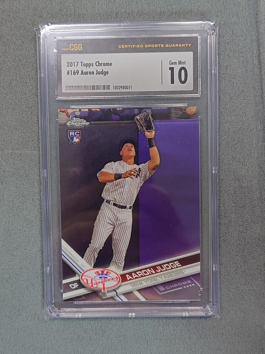11 Aaron Judge #169 [Rookie] 2017 Topps Chrome CSG10 RC アーロン・ジャッジ ルーキー ...