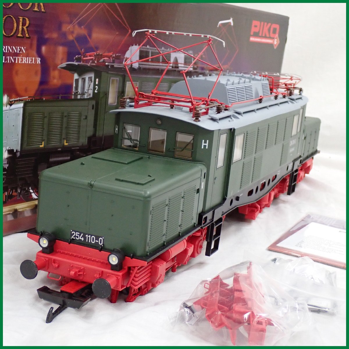 ★PIKO Gゲージ DR IV BR254 Crocodile Electric Locomotive モーター付き 電気機関車 ...
