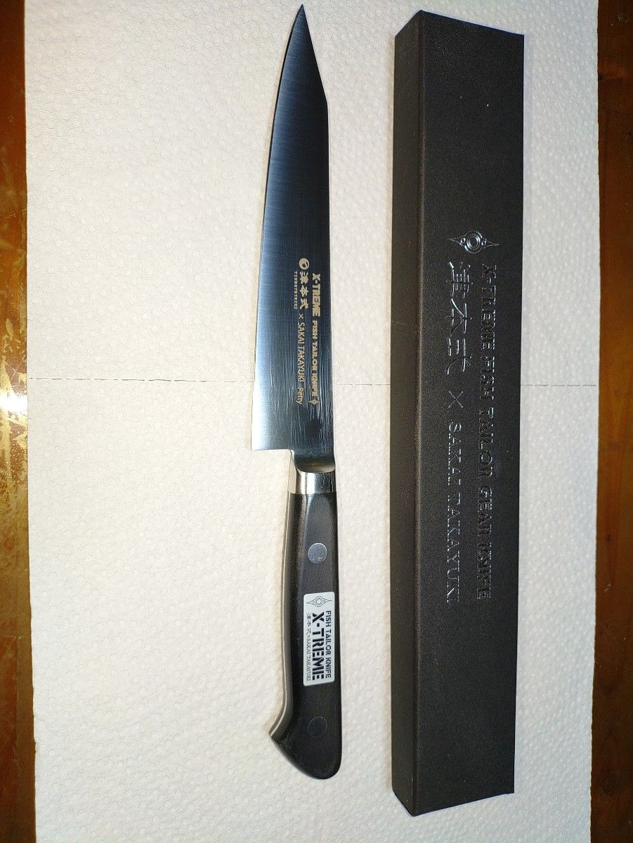 津本式 x SAKAI TAKAYUKI X-TREME FISH TAILOR KNIFE 包丁ペティナイフ