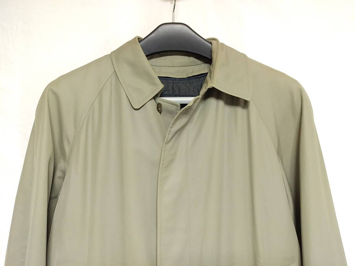 中古品【バーバリーロンドン】ダウンライナー付きステンカラーコート L