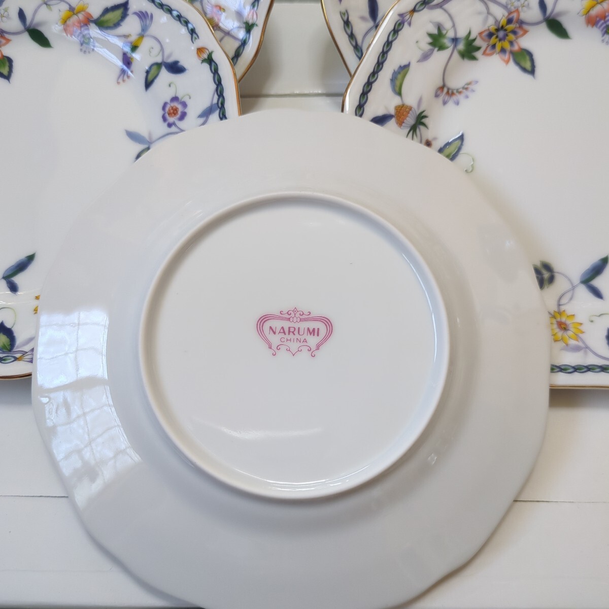 ナルミ ミカサ 大皿 レトロ カップアンドソーサー セット 花柄 Amazon
