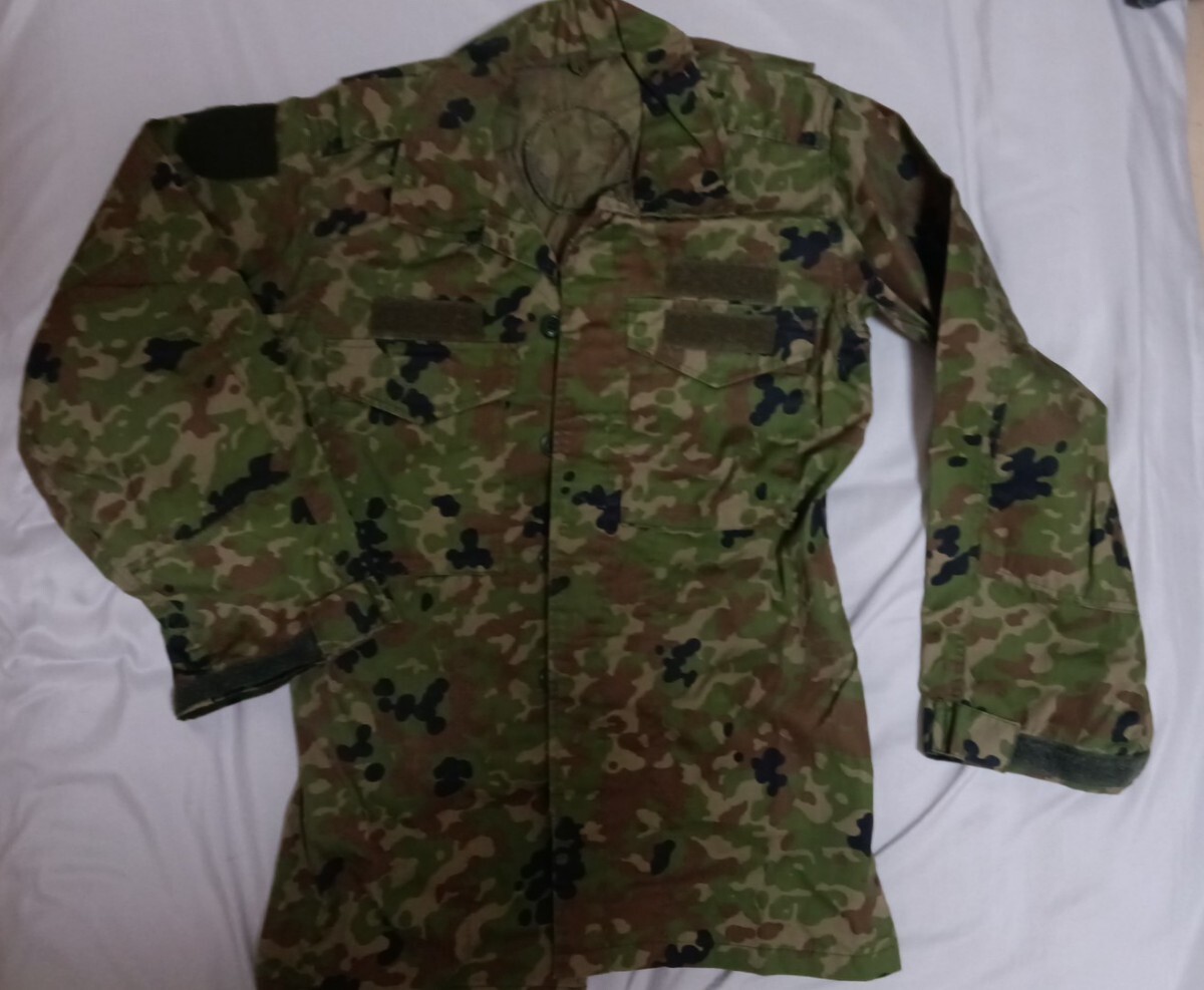 陸上自衛隊迷彩 防暑服 4A ベルクロ付き JGSDF 自衛隊 陸自 戦闘服 迷彩服 作業服 上下 /【Buyee】 Buyee ...