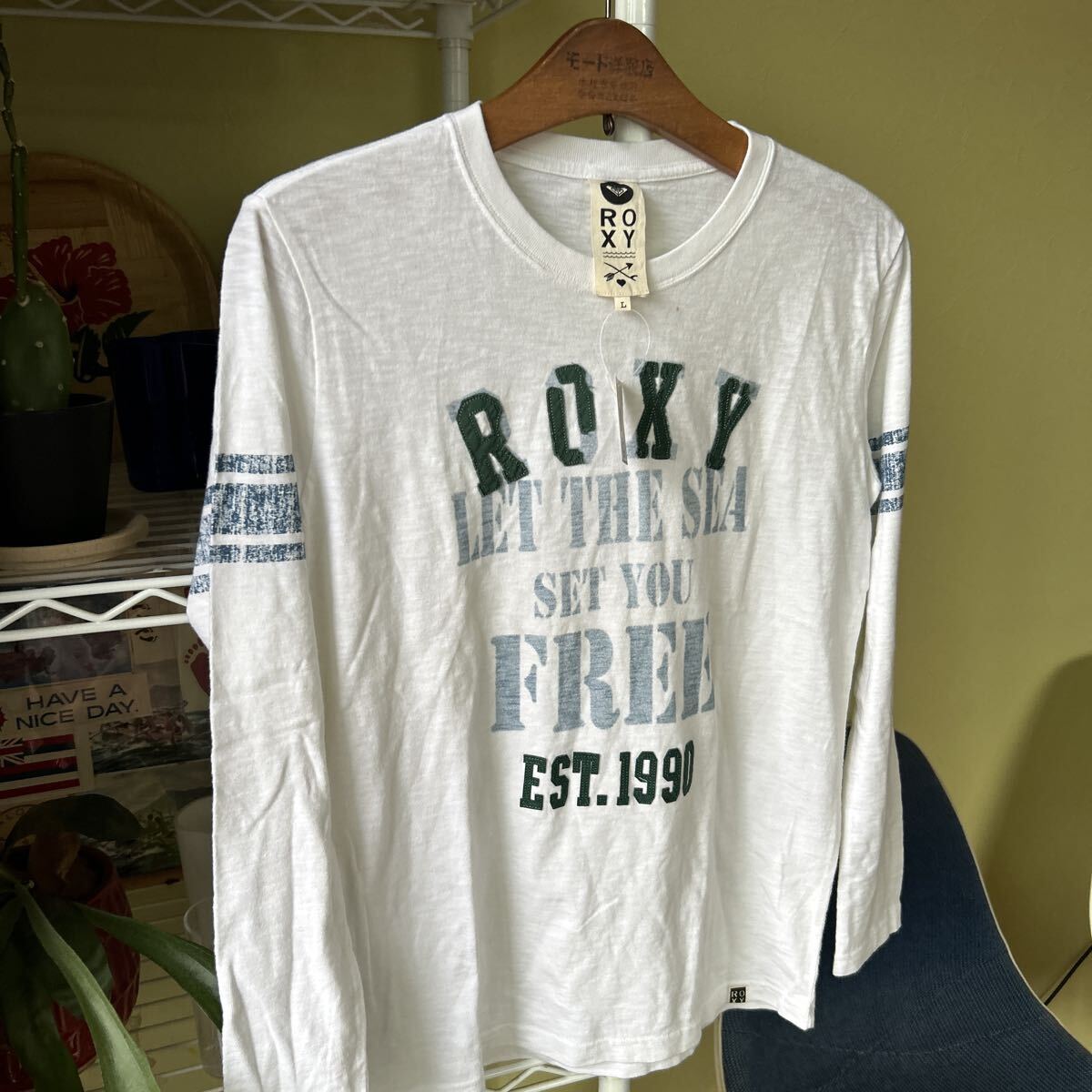 デッドストック タグ付 ROXY サーフTシャツ 長袖 L | Shop at