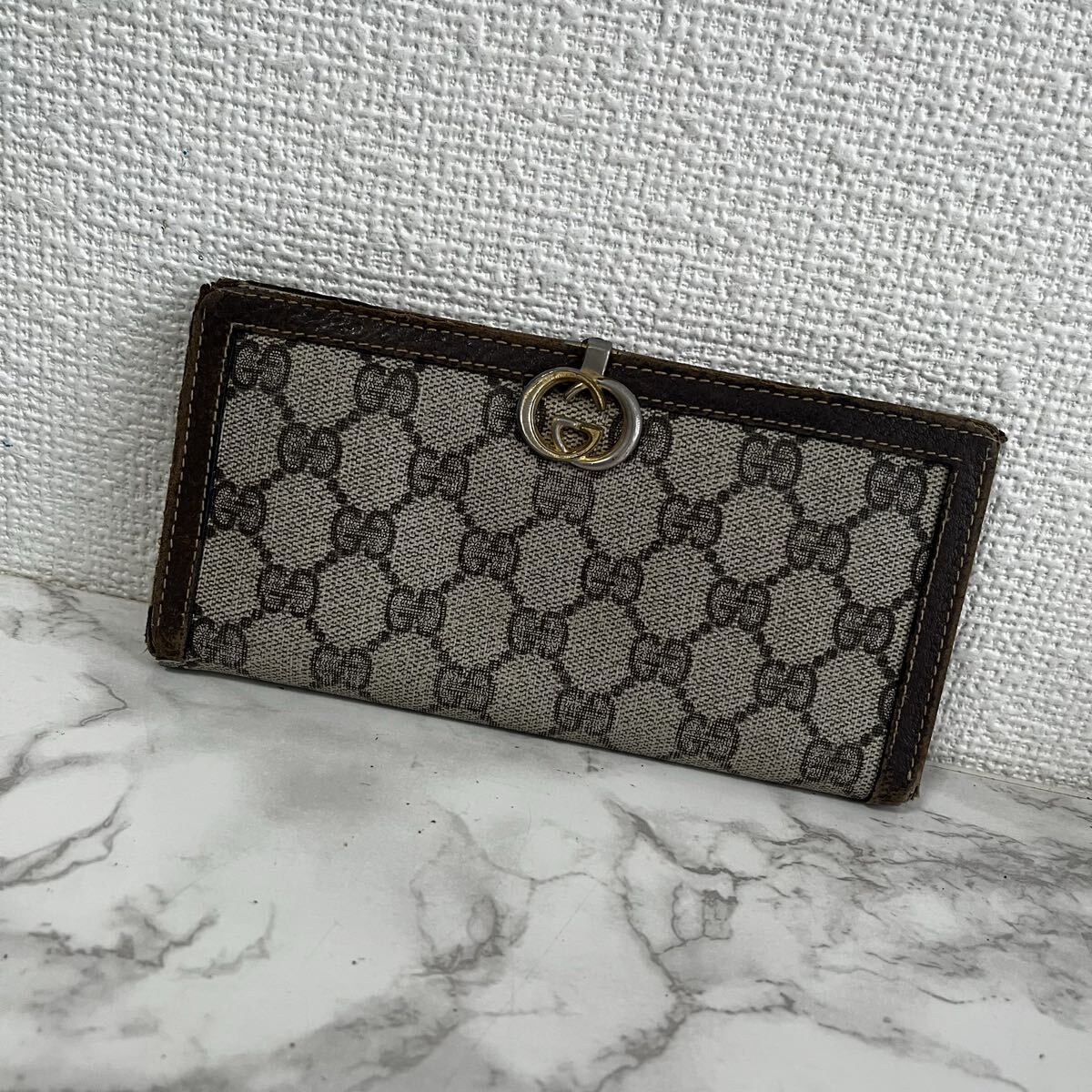 1円スタート GUCCI グッチ GGキャンバス ジャッキー ワンショルダー 