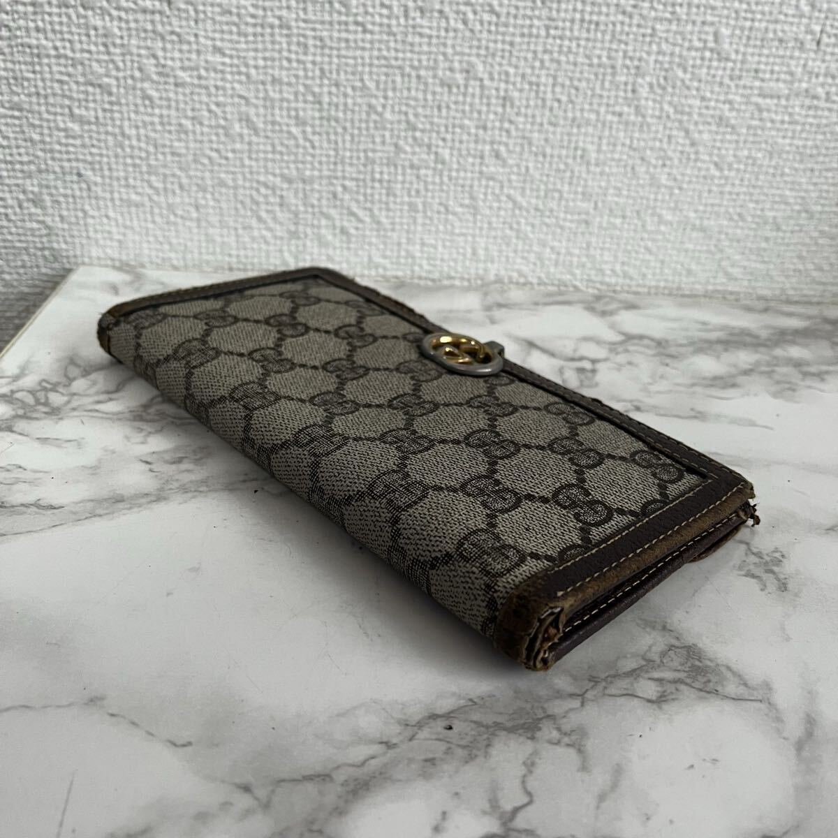 GUCCI シマ CG柄レザーウエストポーチ 美品 GUCCI シマ ボディバッグ