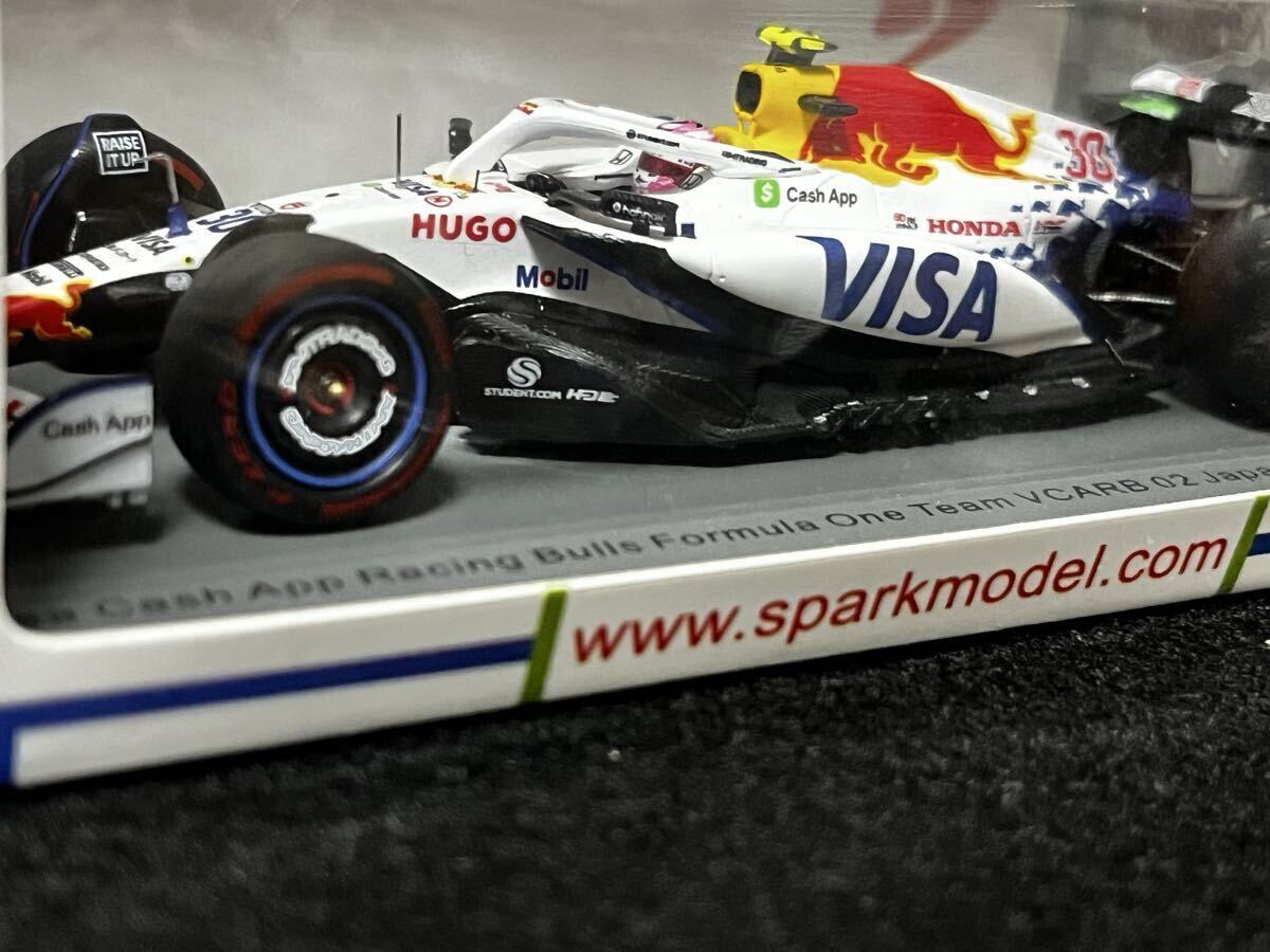 Spark 1/43 Visa Cash App RB Formula One Team VCARB 02 #30 Liam Lawson ...
