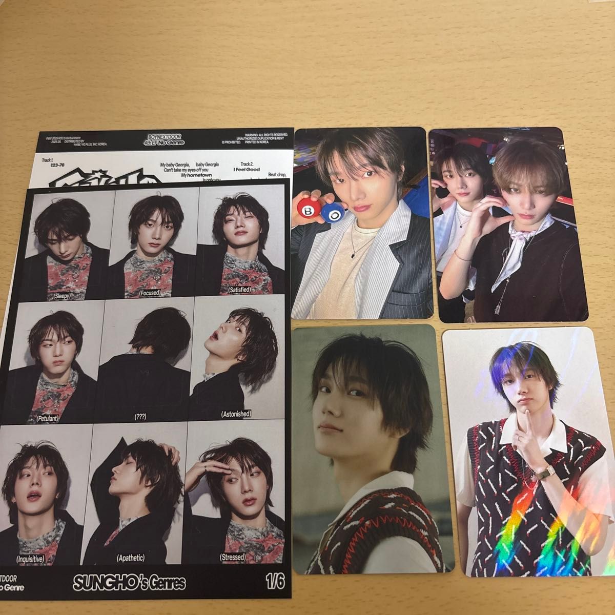 BOYNEXTDOOR SUNGHO ステッカー トレカ セット ボネクド ソンホ 