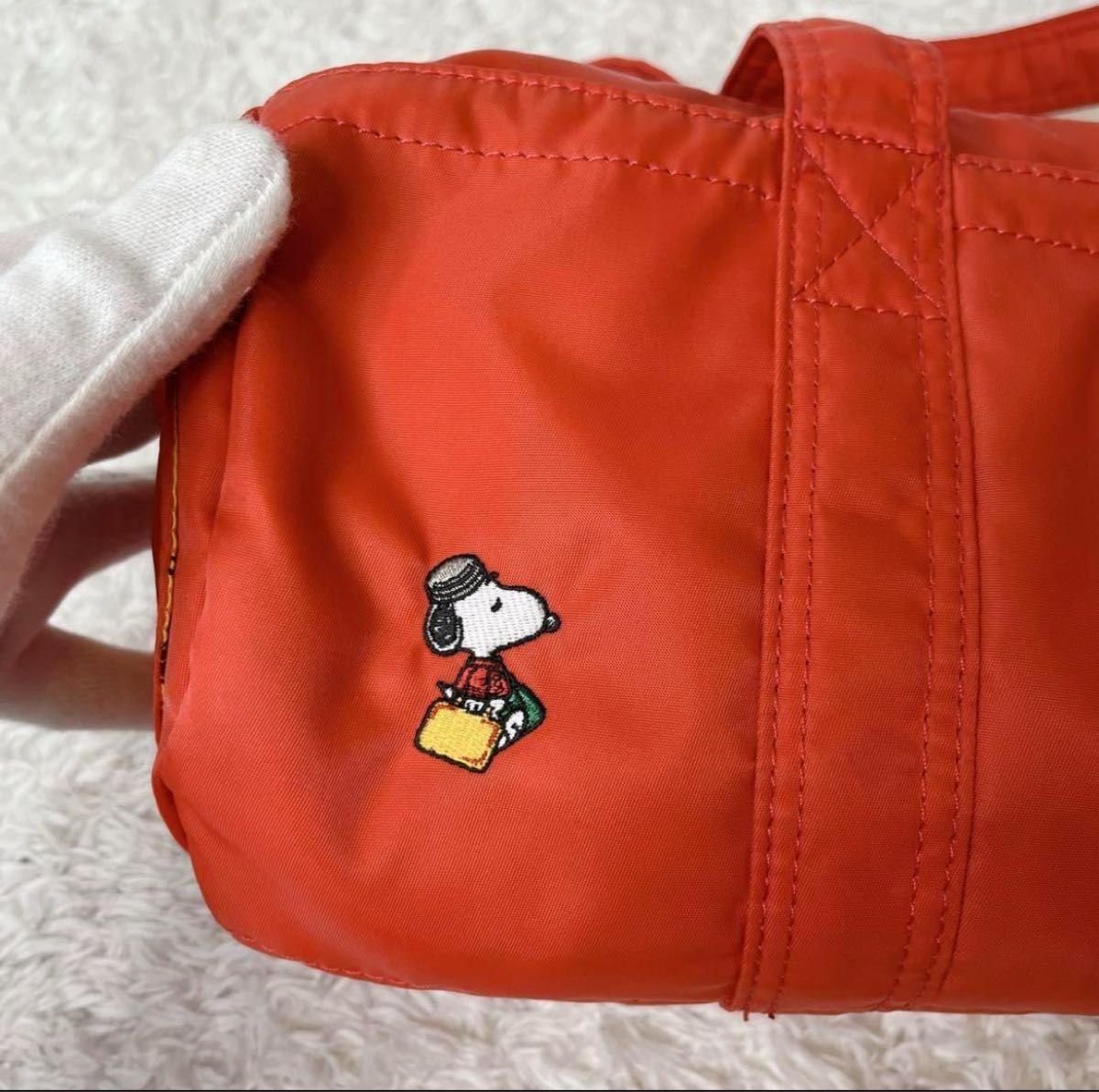JOE PORTER ジョーポーター スヌーピー コラボ ミニボストン レッド