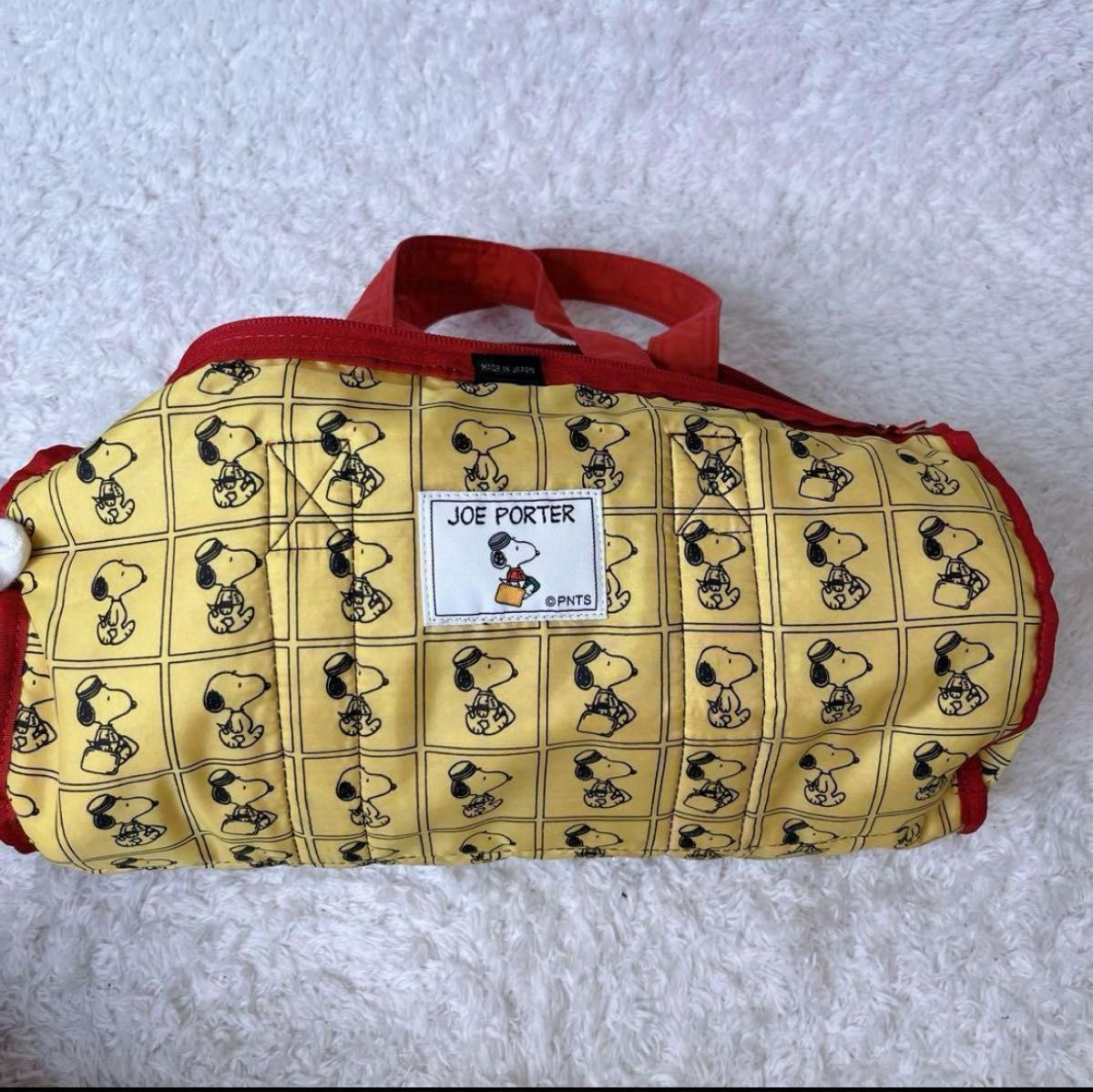 JOE PORTER ジョーポーター スヌーピー コラボ ミニボストン レッド