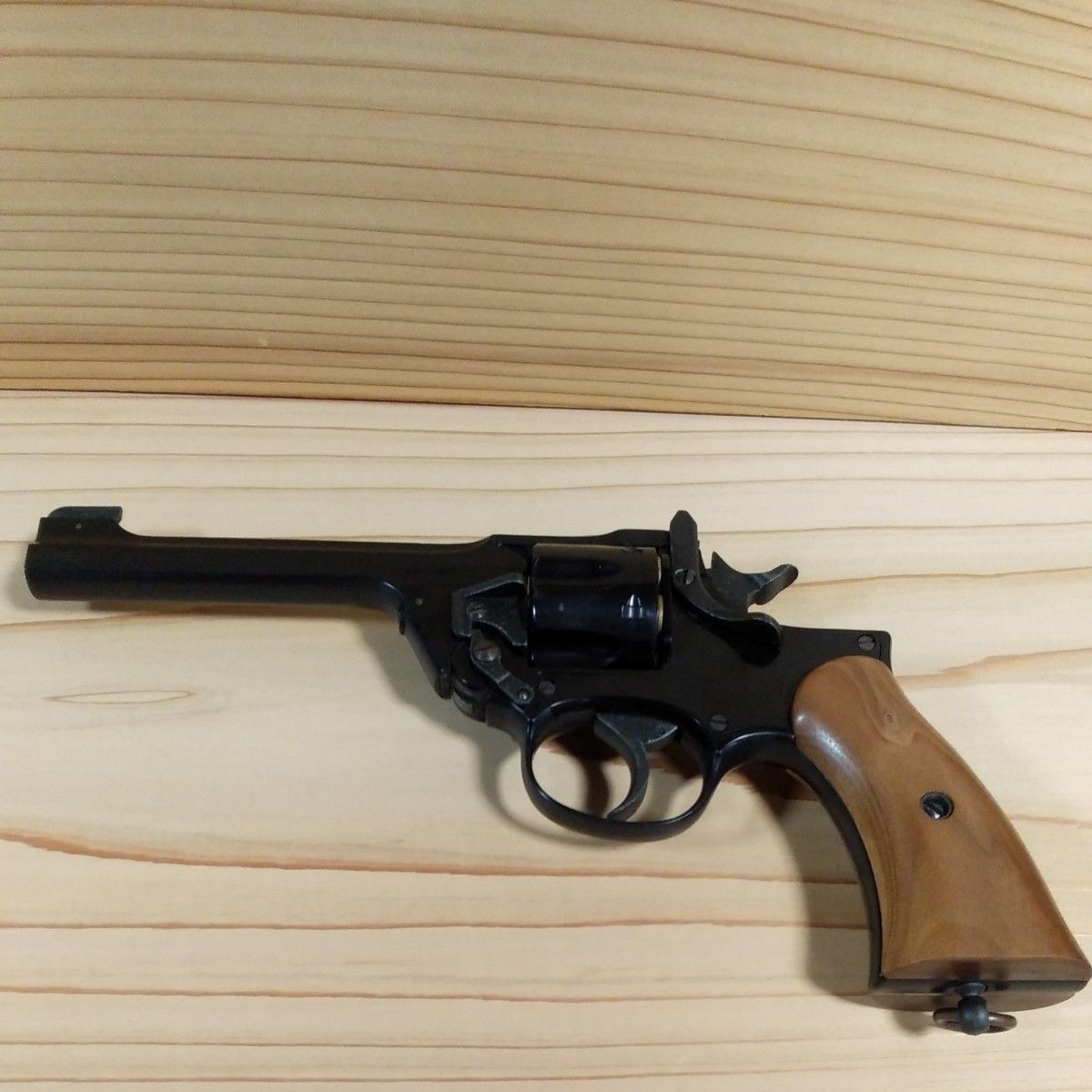 マルシン エンフィールド 中折れ式 リボルバー モデルガン 木製