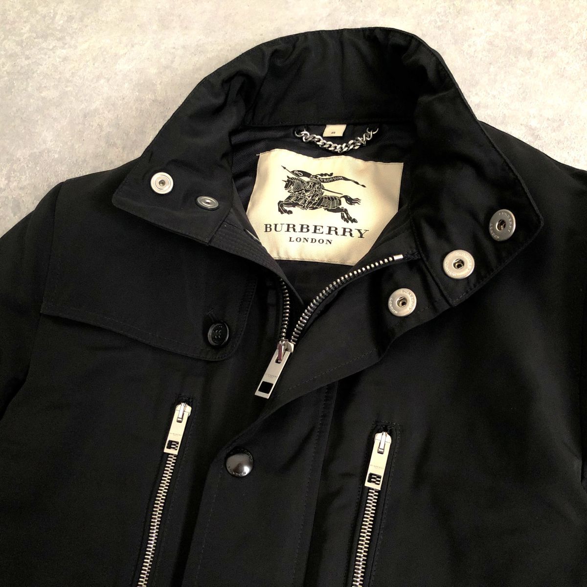 美品 バーバリー BURBERRY バーバリーロンドン ウールコート ロング 