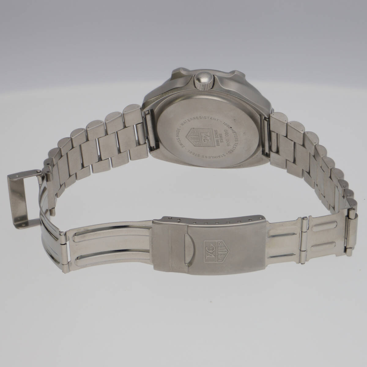 TAG HEUER タグホイヤー 840.006 スーパープロフェッショナル ブラックダイヤル SS 自動巻き メンズ【129688 ...