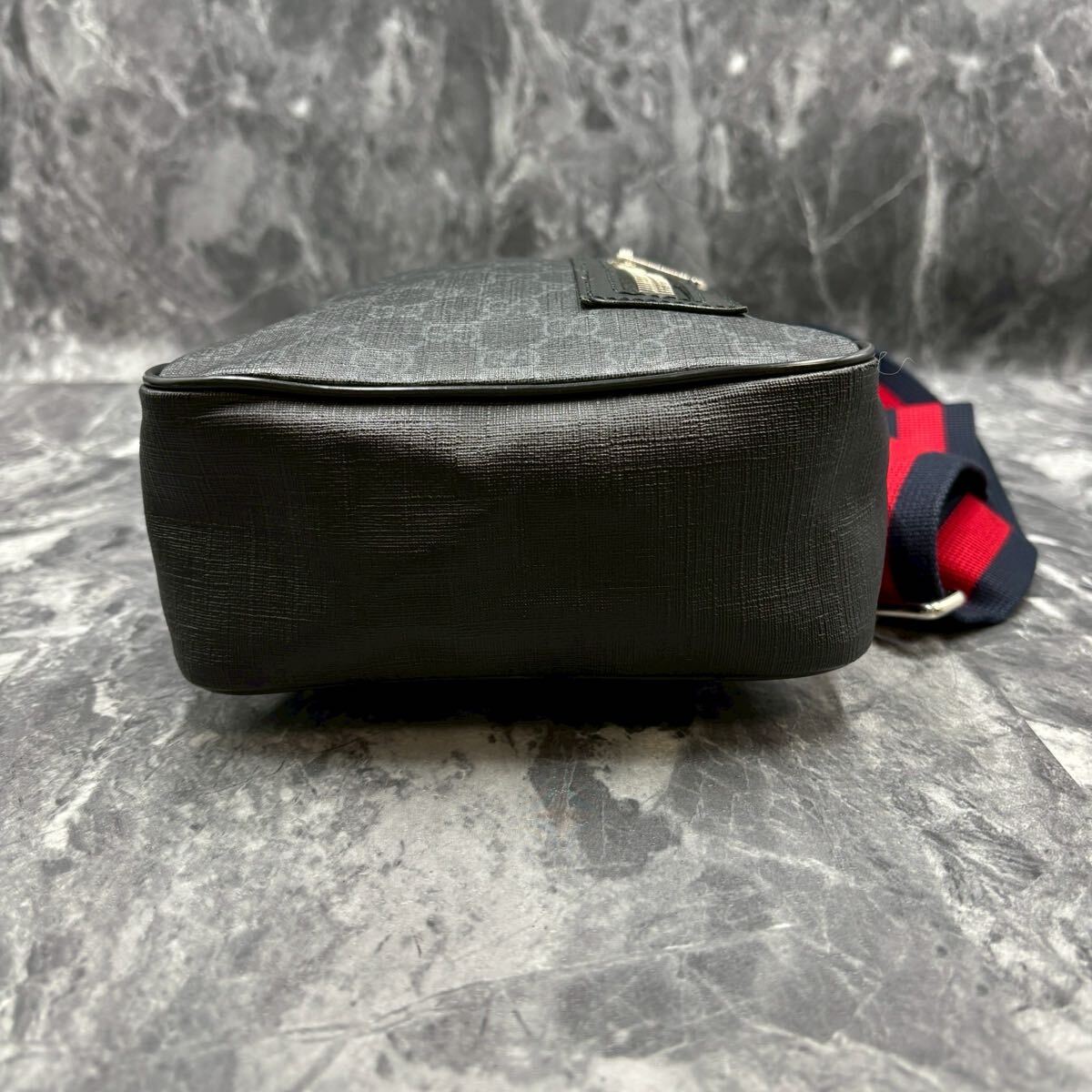 ●極美品●GUCCI グッチ●メンズ●ナイロン レザー 本革●2WAY ワンショルダー バッグ●黒 ブラック●イタリア製●肩掛け●A4 収納● GUCCI グッチ バックパック 510336 K28CN メンズ リュック