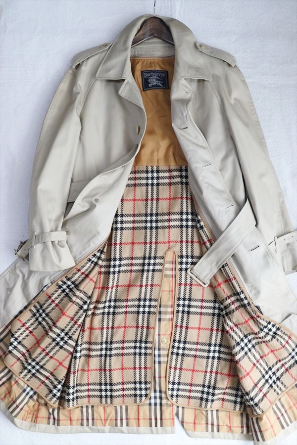 大きいサイズ】バーバリーロンドン ステンカラーコート ノバチェック