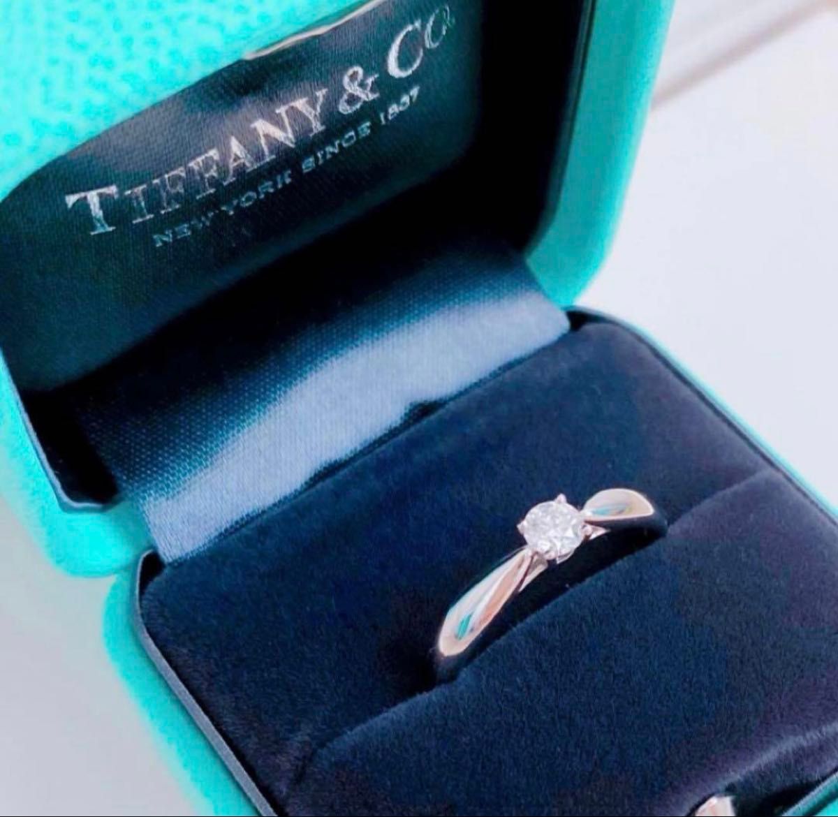 新品】ティファニー ハーモニー エンゲージリング ダイヤ 婚約指輪