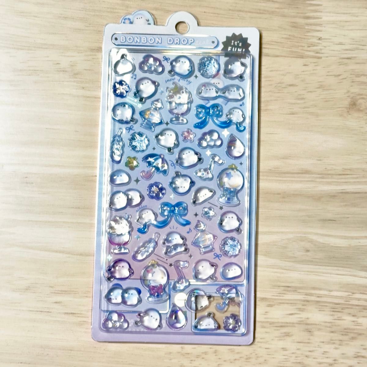 シマエナガ ボンボンドロップシール クーリア 01042 | Shop at