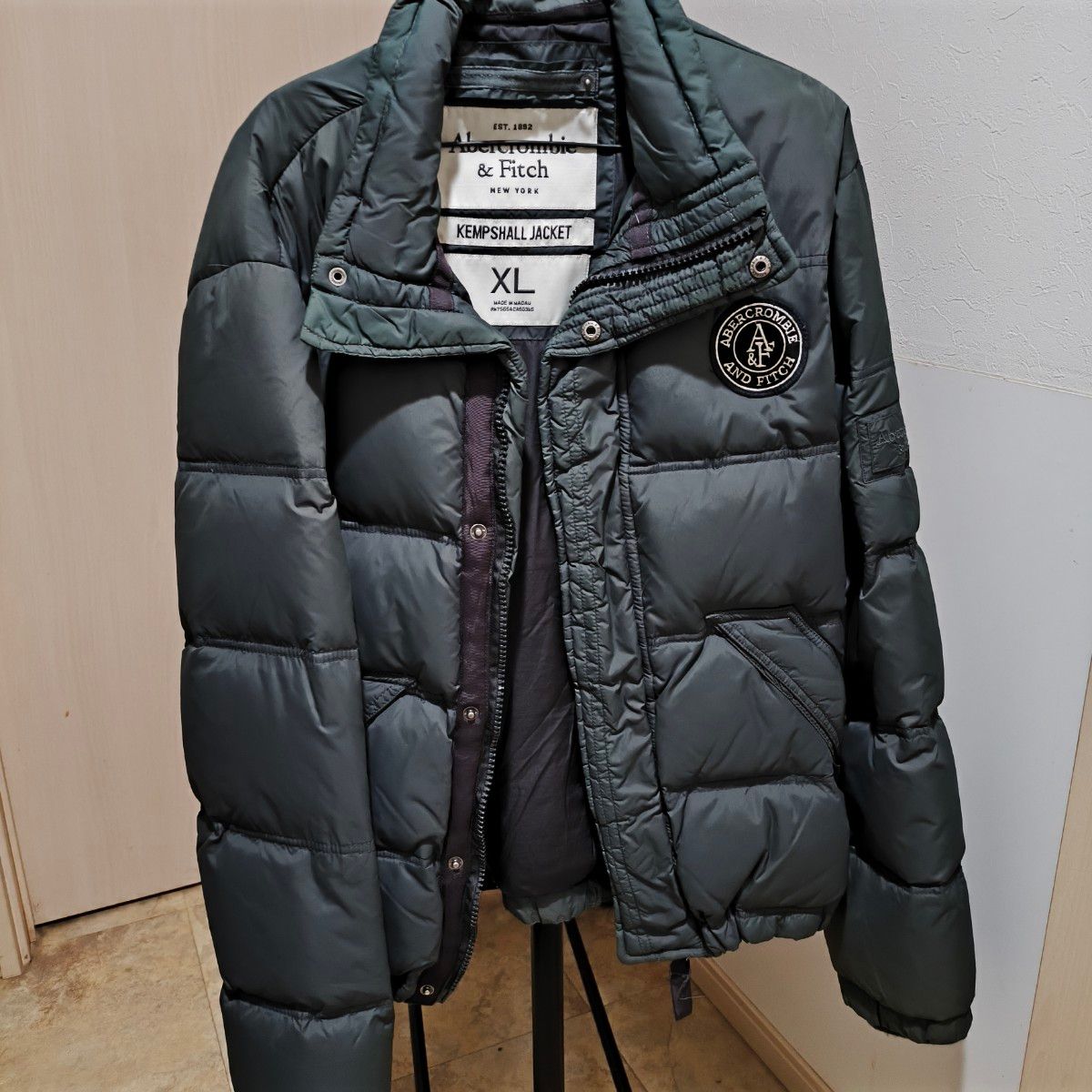 アバクロ ダウンジャケット XL Abercrombie & Fitch KEMPSHALL JACKET 