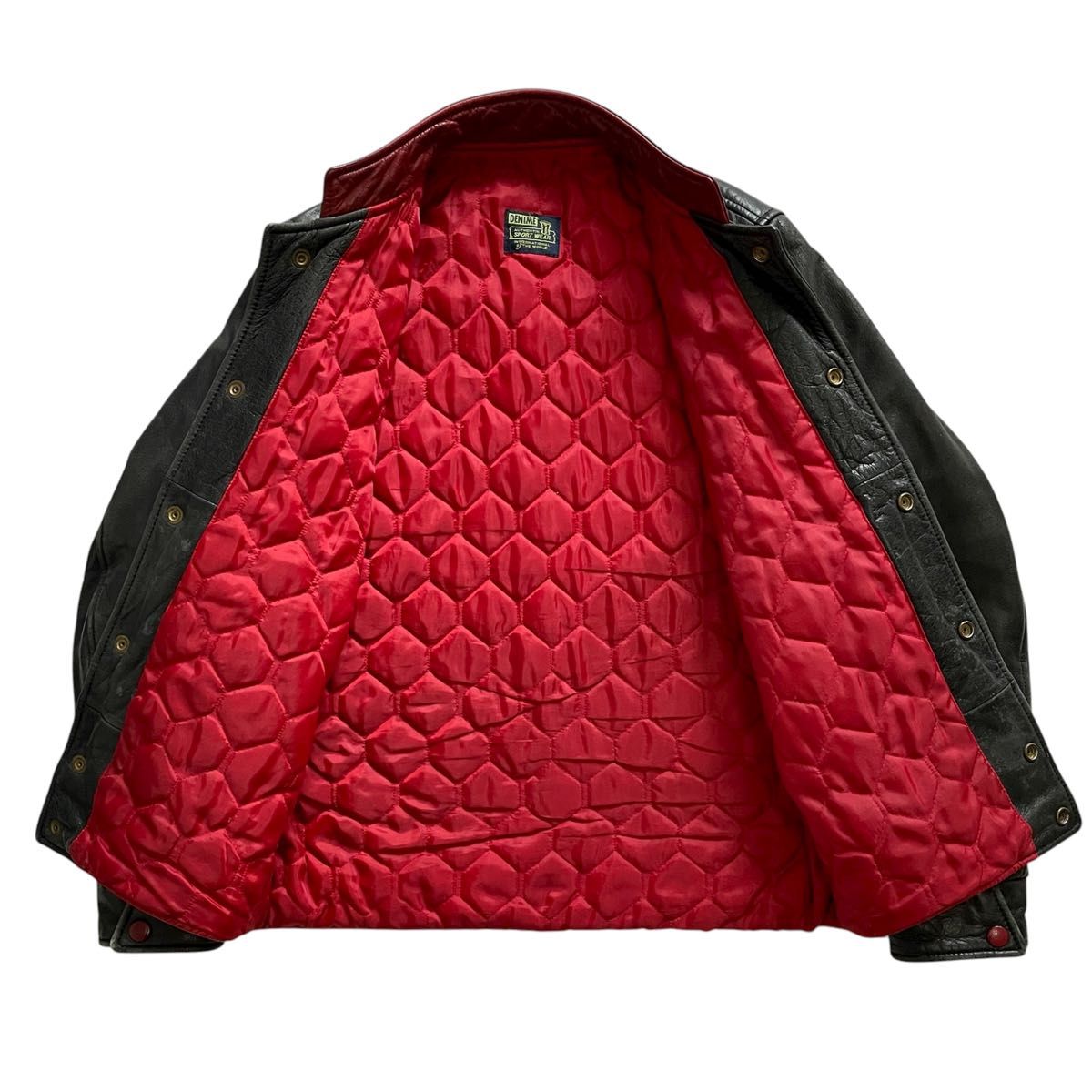 Denime ドゥニーム レザー ジャケット ブルゾン スタジャン アウター 