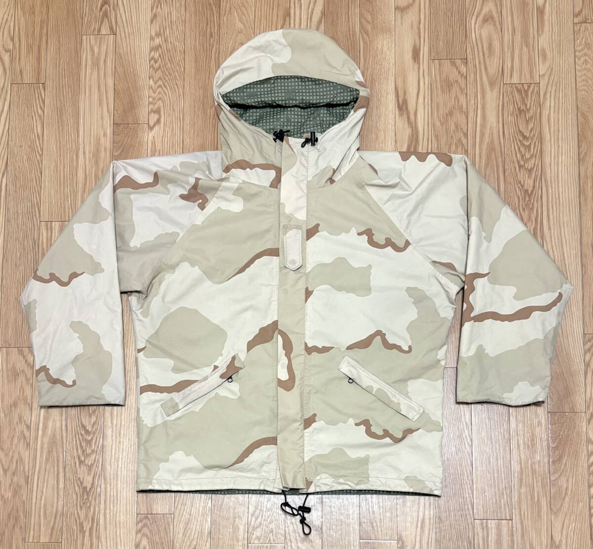 ADVENTURE TECH 3Cデザート/ナイトカモリバーシブルゴアテックスパーカー(L) 米軍ECWCSパーカーGen1GORE-TEX ...