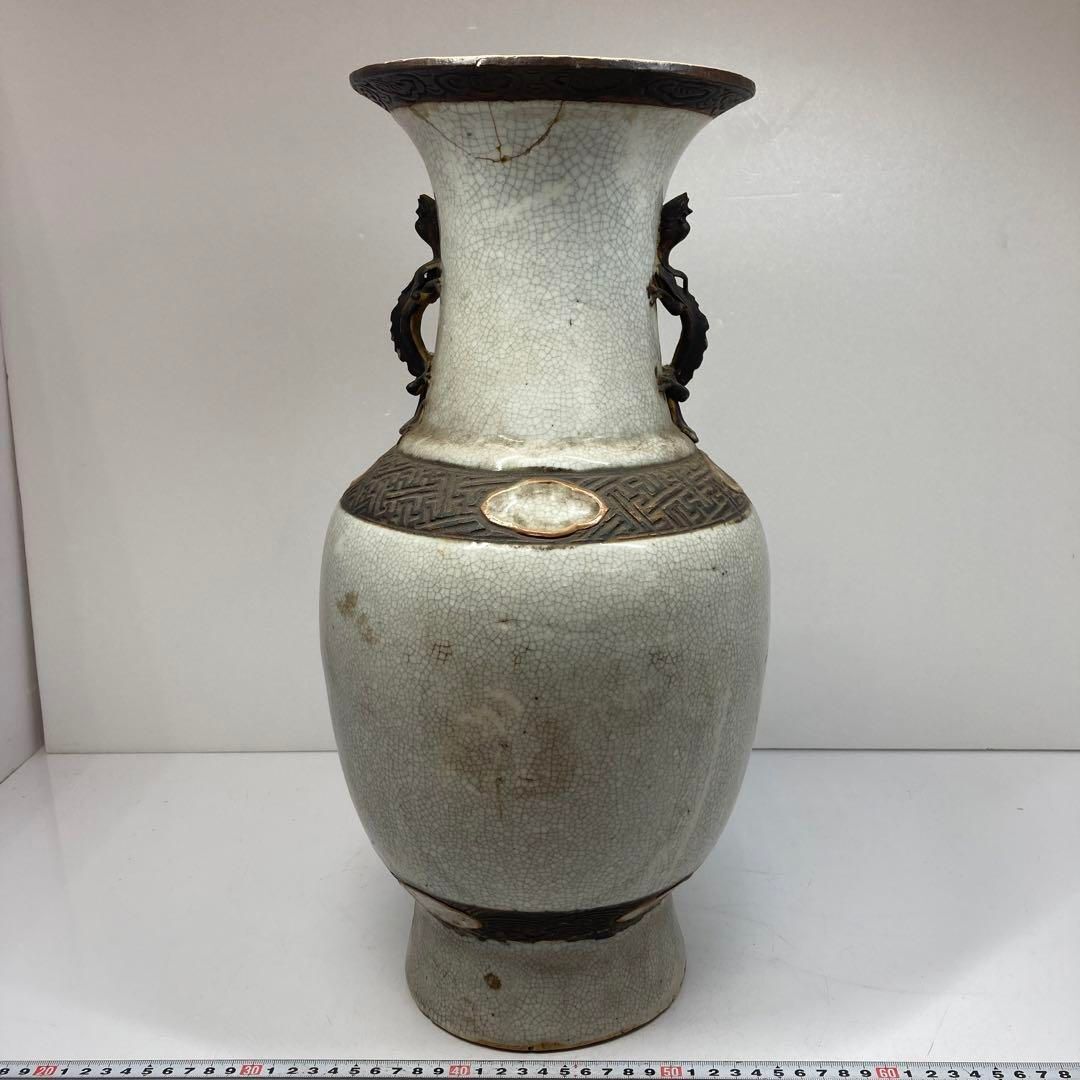 龍泉窯 青磁花瓶 明朝時代 貫入 花入 華道具 骨董品 共箱 2026年最新