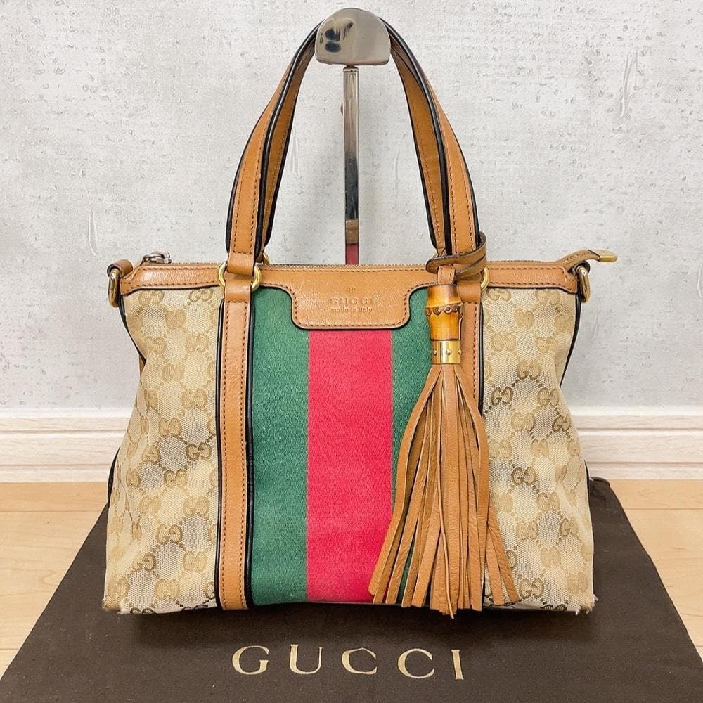 GUCCI グッチ シェリーライン ショルダーバッグ 2way 肩掛け GG 【公式