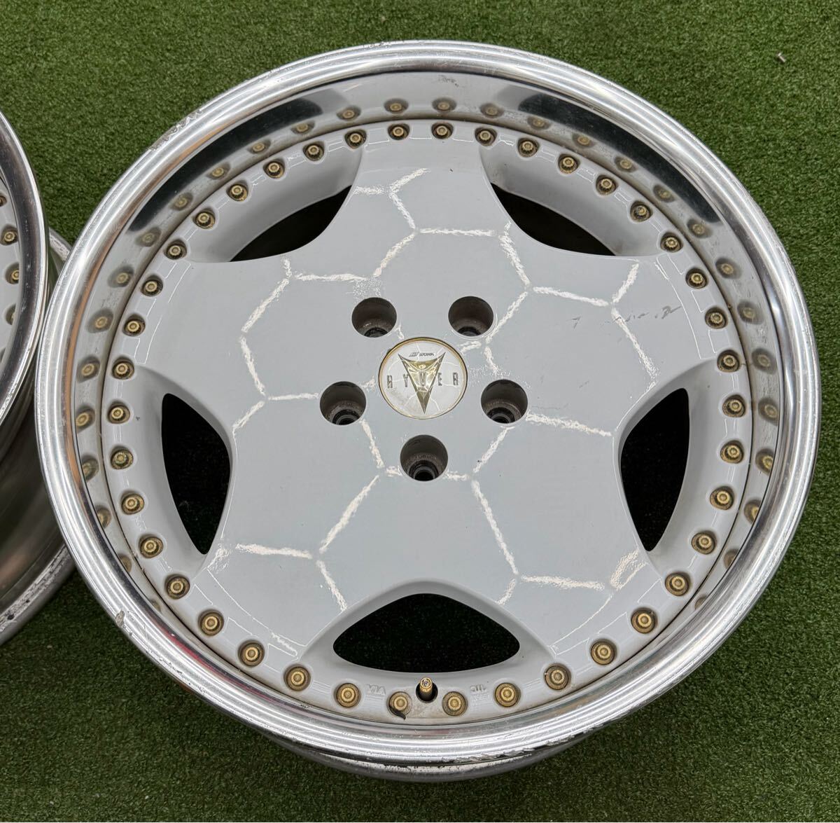 WORK RYVER touring ワーク レイバーツーリング 18インチ 8.5J＋31 114.3/5H 2本セット ディッシュホイール ...