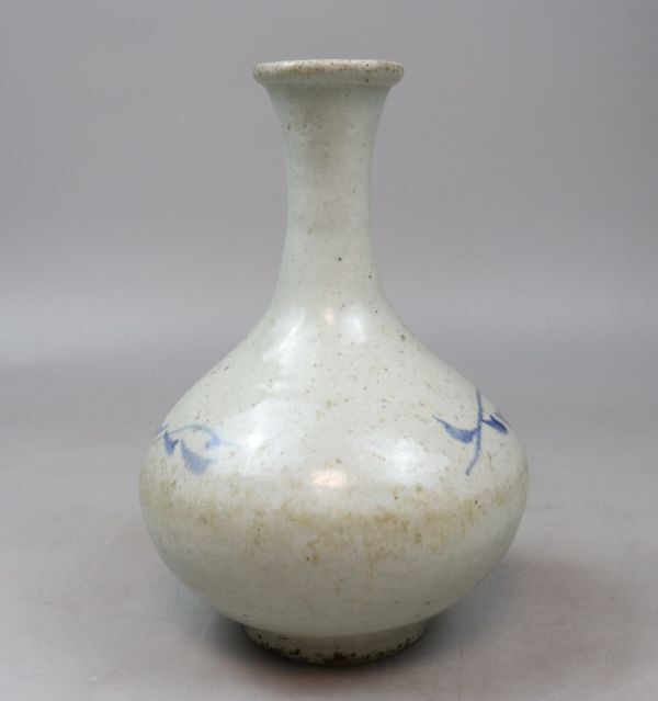 朝鮮美術李朝白磁染付徳利朝鮮古陶TK091 /【Buyee】
