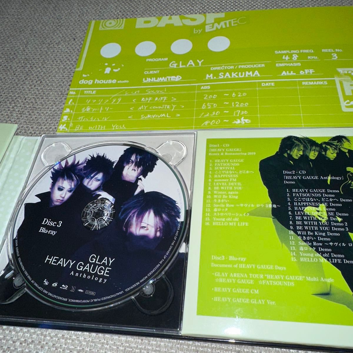 GLAY＊HEAVY GAUGE Anthology(2CD＋ Blu-ray) | Buyee日本代购服务| 于
