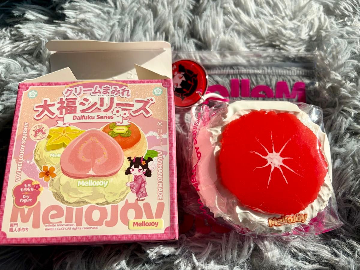メロジョイ mellojoy スクイーズ 大福シリーズ グレープフルーツ