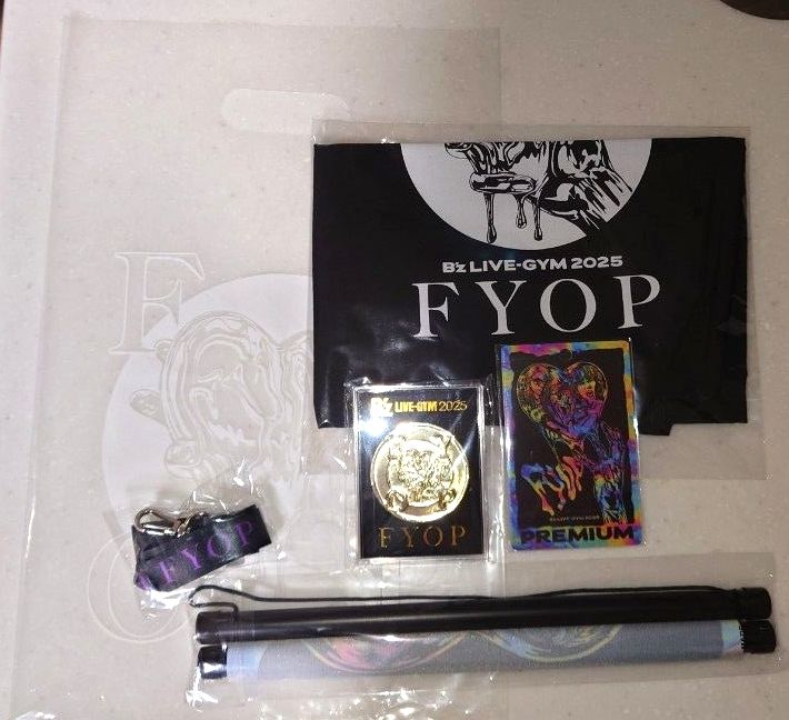 B'z LIVE-GYM 2025 FYOP Premium席専用オリジナルグッズセット | Shop