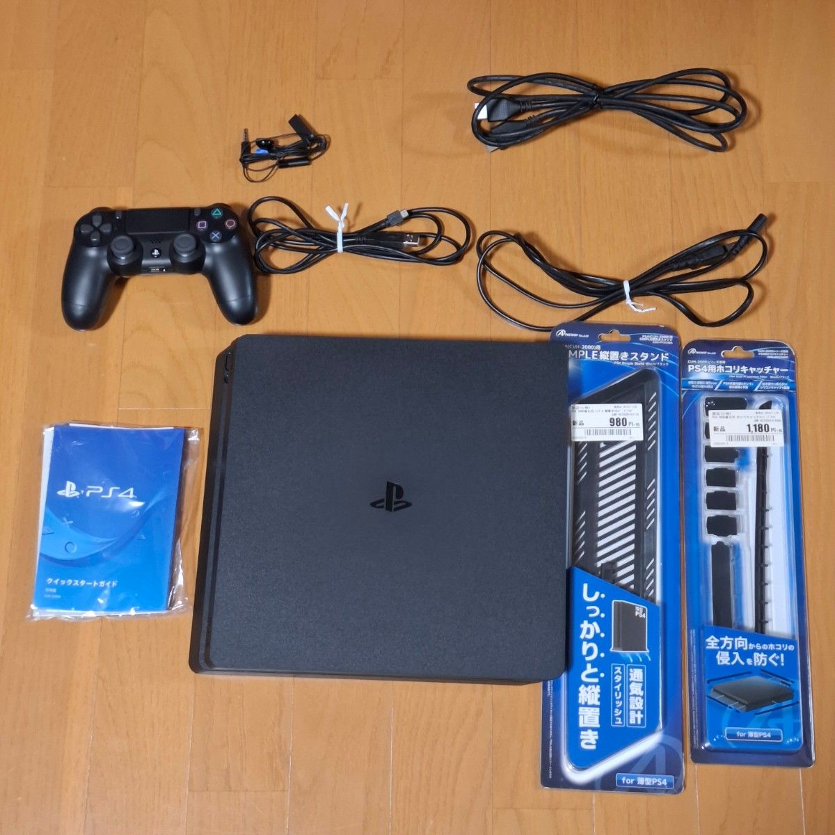 PlayStation4 PS4 SONY ブラック CUH-2100AB01スタンド ダストカバー付 