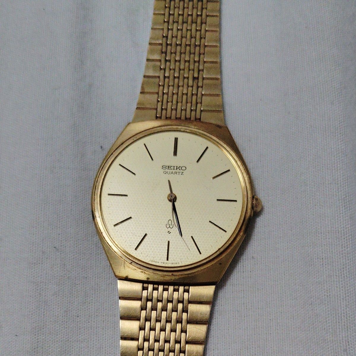SEIKO QUARTZ セイコー クォーツ ゴールド 腕時計 ヴィンテージ 7830 