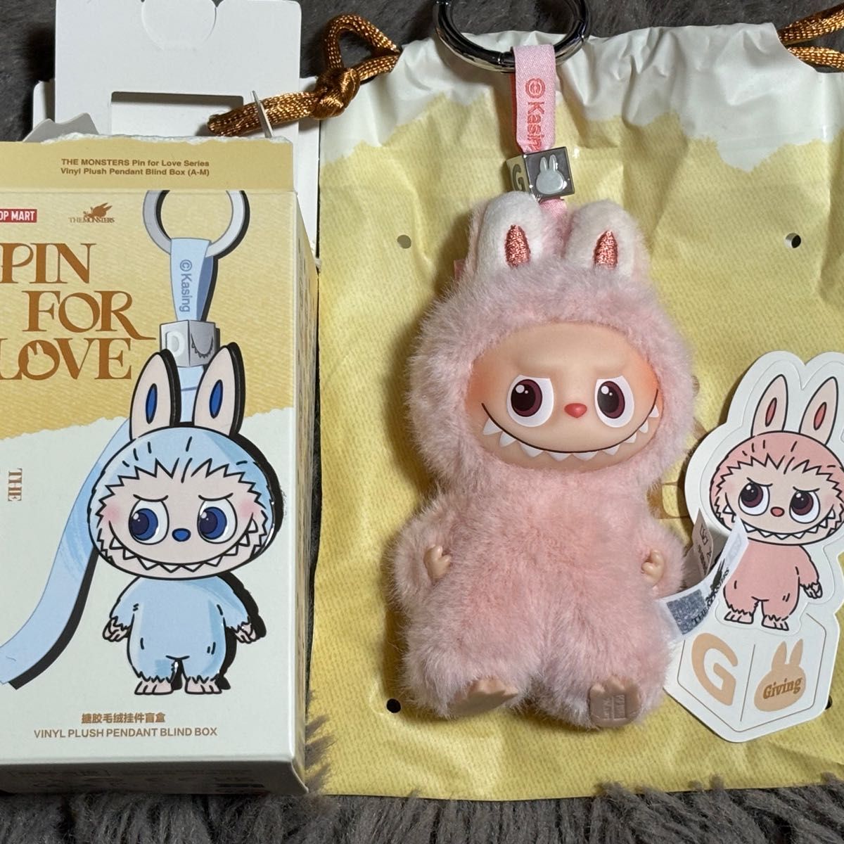 正規品】THE MONSTERS PIN FOR LOVE イニシャル G ラブブ 