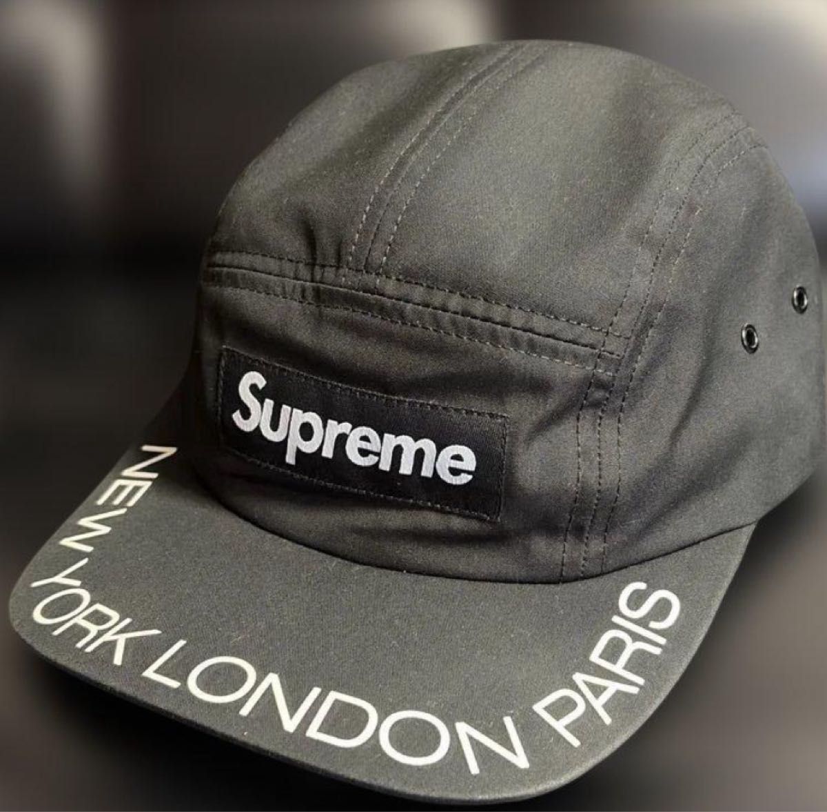 Supreme 黒 ジェットキャップ ボックスロゴ シュプリーム Supreme ボックスロゴ ジェットキャップ ブラック 黒