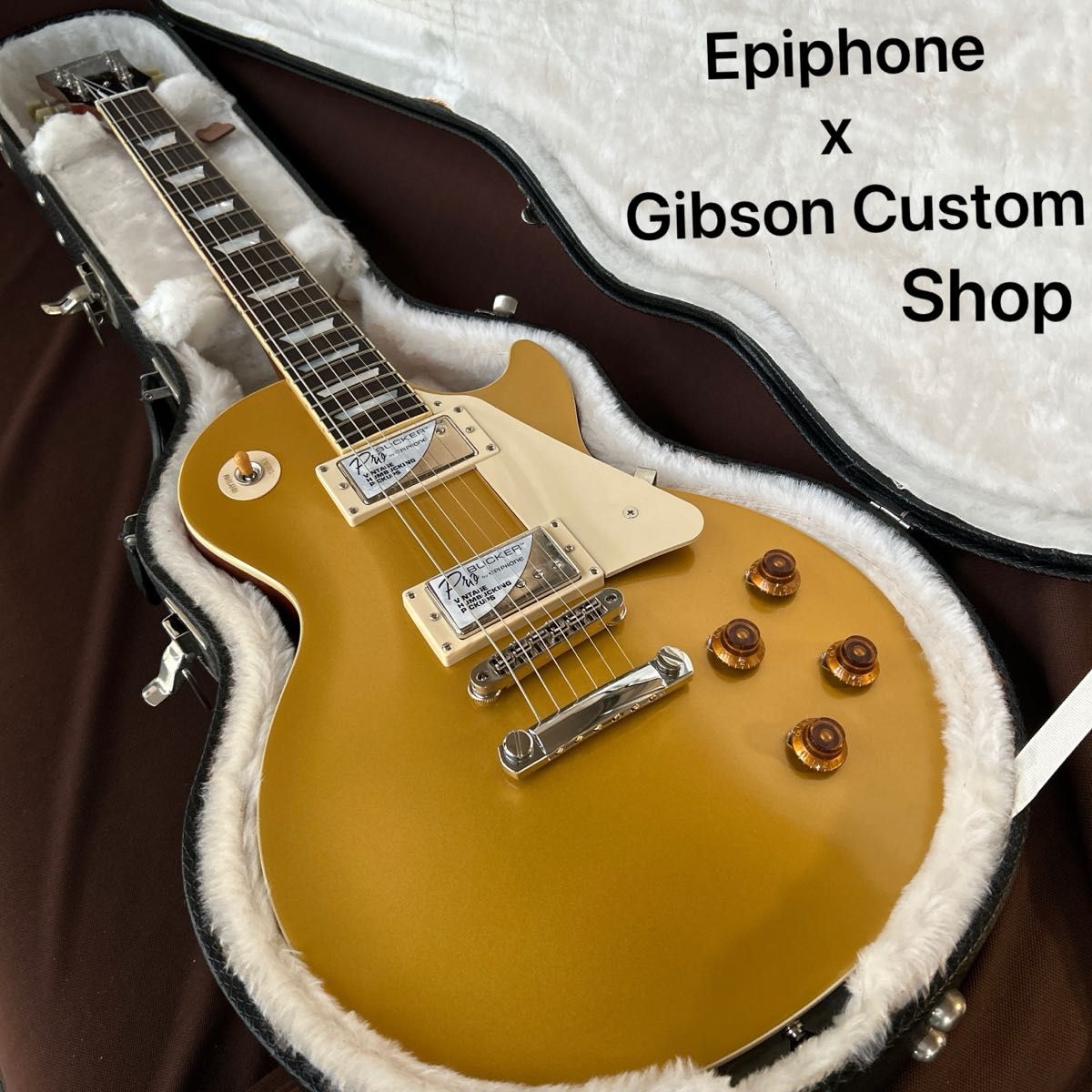 Epiphone x Gibson Custom Shop 1957 Les Paul Gold Top Gibson HC付き
