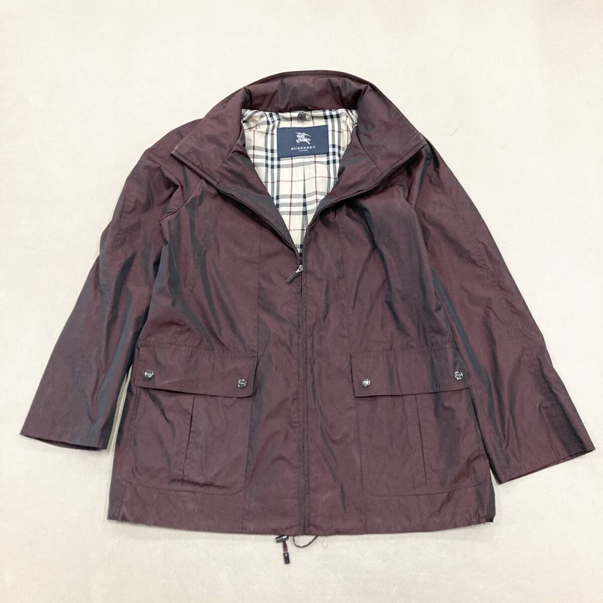 ☆ BURBERRY バーバリー ジップジャケット ブルゾン コート 新品 ☆ BURBERRY バーバリー ジップジャケット ブルゾン コート 新品