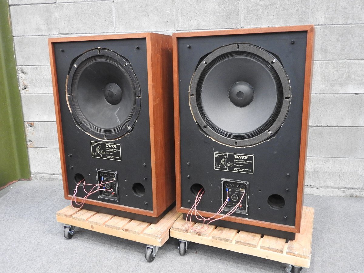【D】TANNOY BERKELEY エンクロージャー使用 ALTEC 515-8G HP / JBL LX13 スピーカーペア 107431 ...