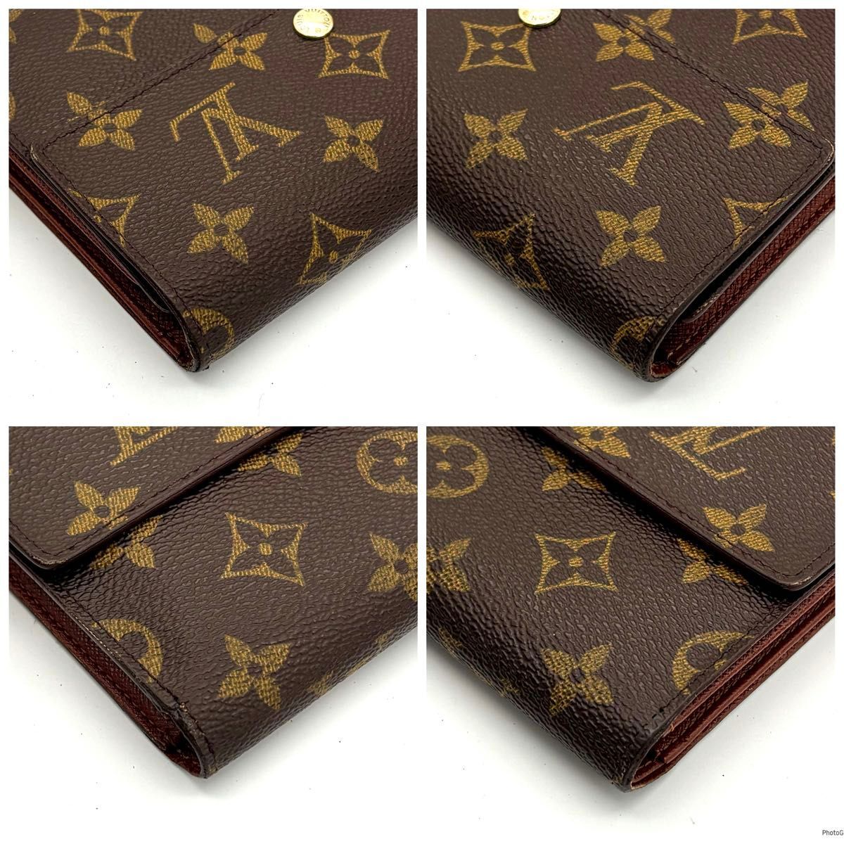 ルイヴィトン モノグラム ポルトトレゾールエテュイパピエ 3つ折り財布 正規品 LOUIS VUITTON ルイヴィトン 三つ折り財布 ポルト トレゾール エテュイ