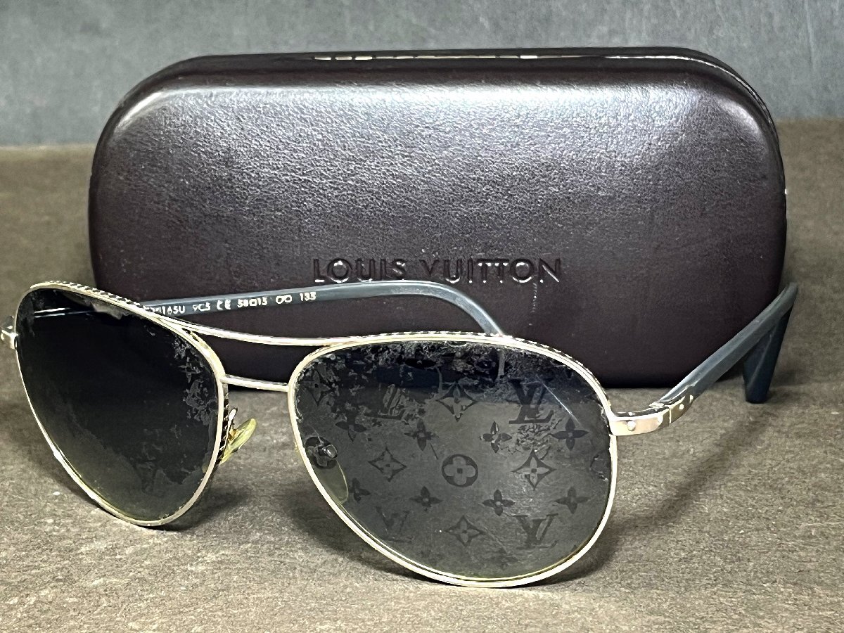 LOUIS VUITTON ルイ・ヴィトン モノグラム サングラス コンスピラシオン パイロット Z0165U 9C5 ケース付き /【Buyee】