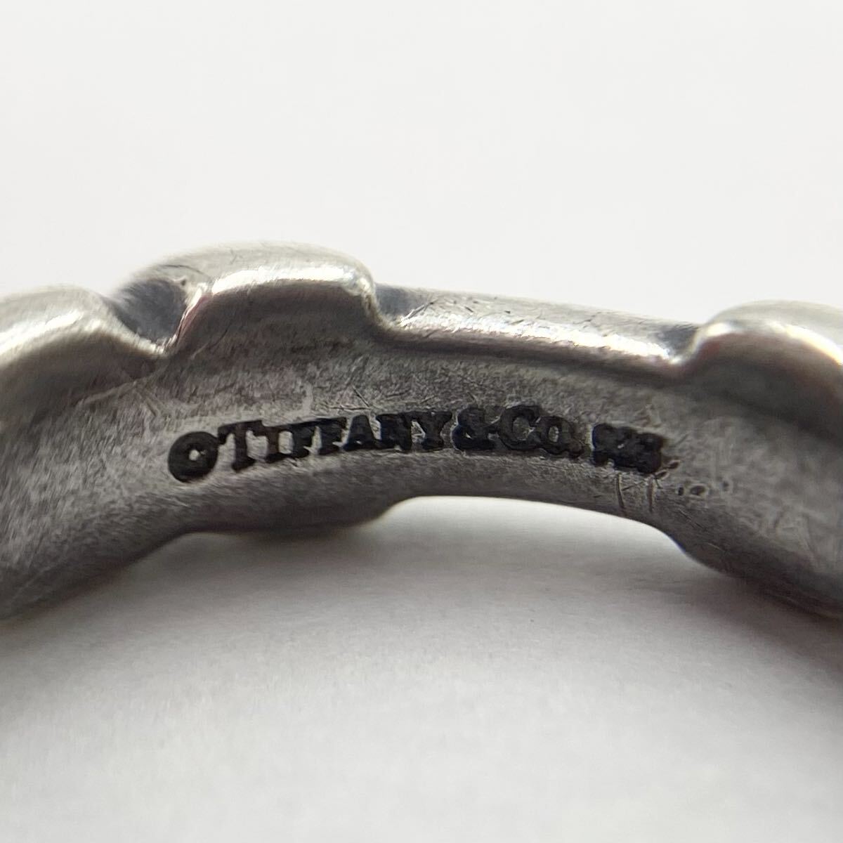 Service 9983 Tiffany&Co./ティファニー シグネチャー シルバーリング 925 アクセサリー 内径15mm(7号)S-9983 /【Buyee ...