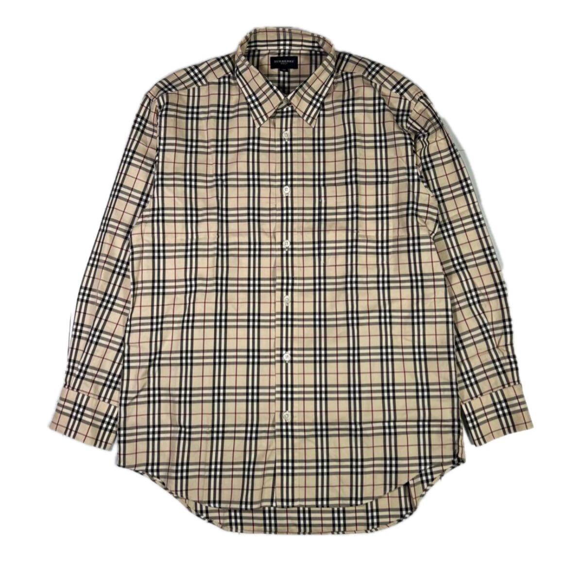 BURBERRY GOLF バーバリーゴルフ ノバチェックシャツ M 長袖