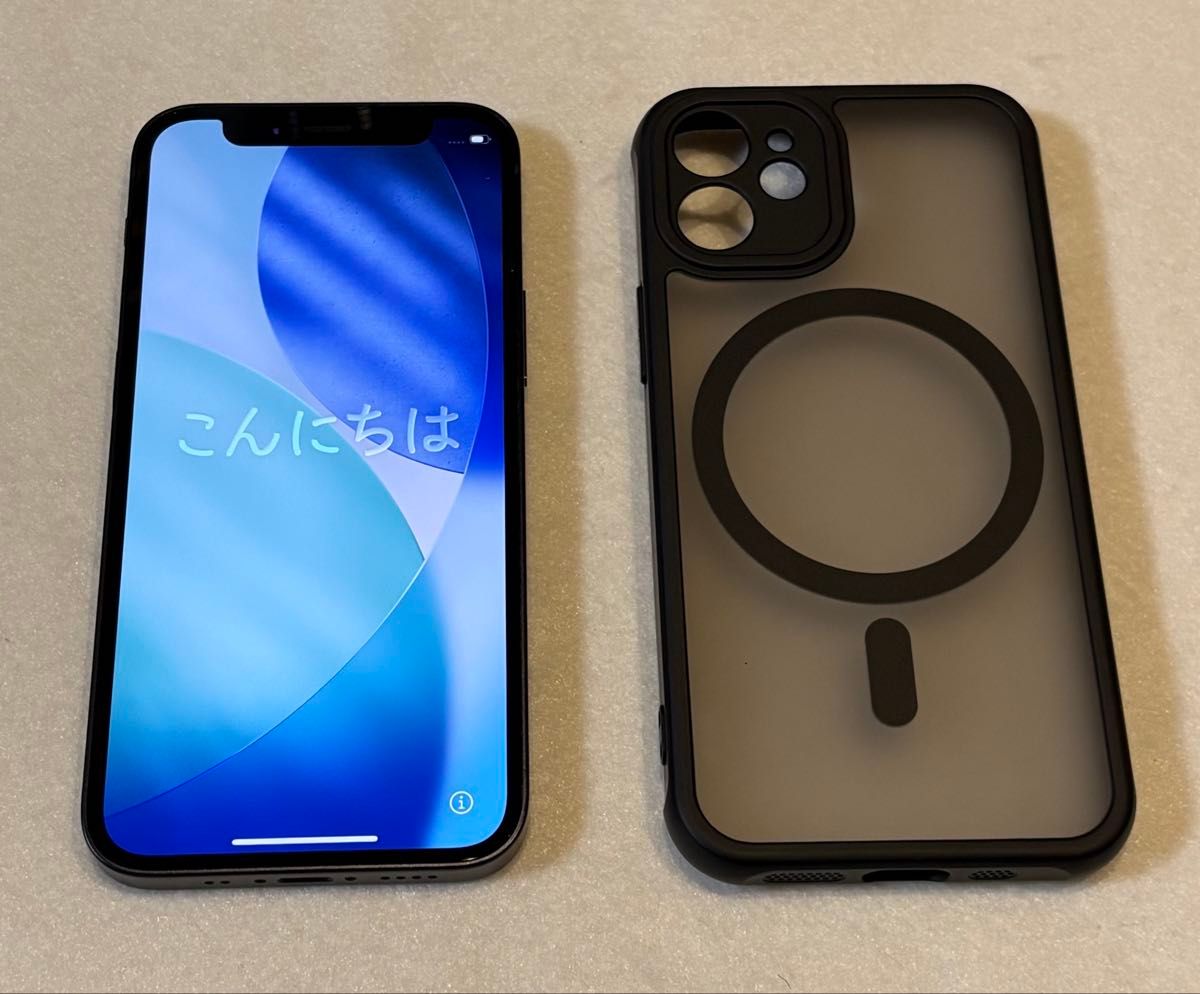【バッテリー98%】Apple iPhone 12 mini本体 64gブラック iPhone12 mini 64GB ブラック SIMロック解除済 バッテリー 最大容量98