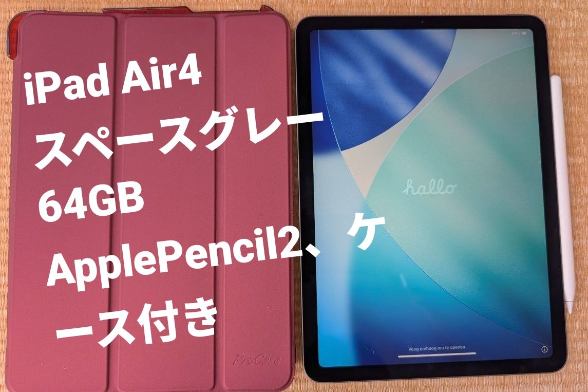 iPad Air4 Wi-Fiモデル 64GB Apple Pencil2 スペースグレイ | Shop at