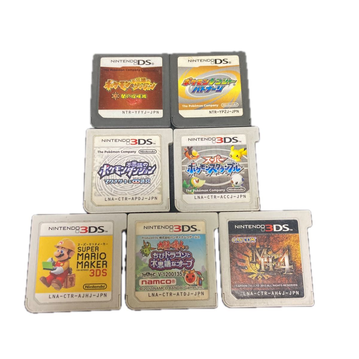 ソフト ニンテンドー3ds ジャンク ニンテンドーDS・3DSソフト7本セット