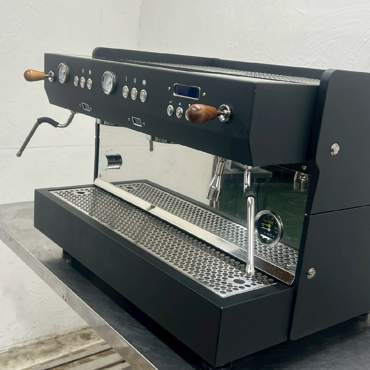 El Rocio エルロシオ Dignity ディグニティ エスプレッソマシン 2gr 水道直結式 ノックボックス付き /D4065 ...