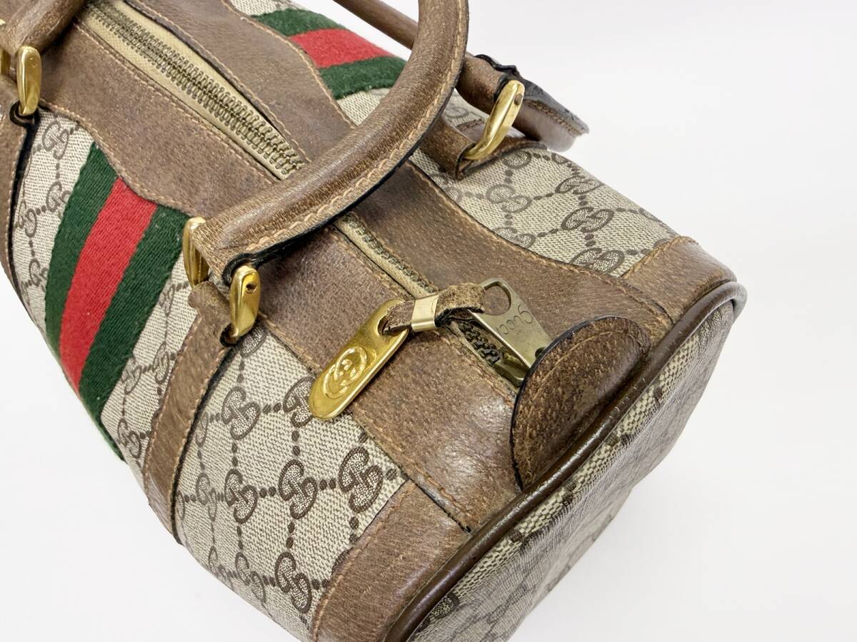 ☆送料無料☆ GUCCI グッチプラス シェリーライン ボストンバッグ