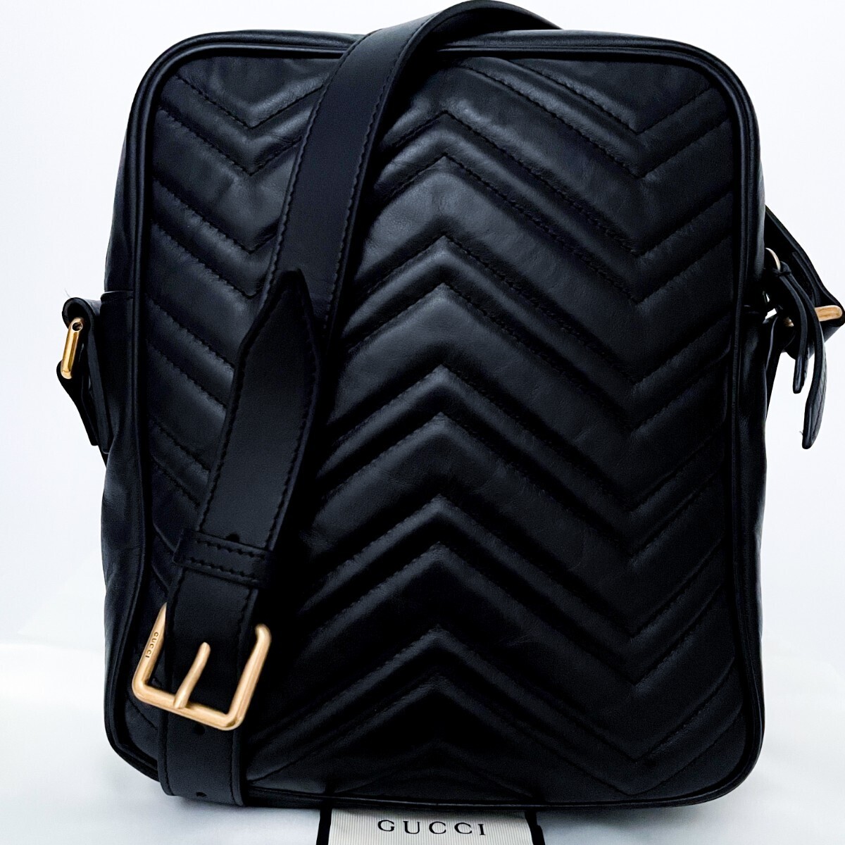 1円□未使用級□幻の逸品□型崩れ無し□最上級レザー□GUCCI グッチ 